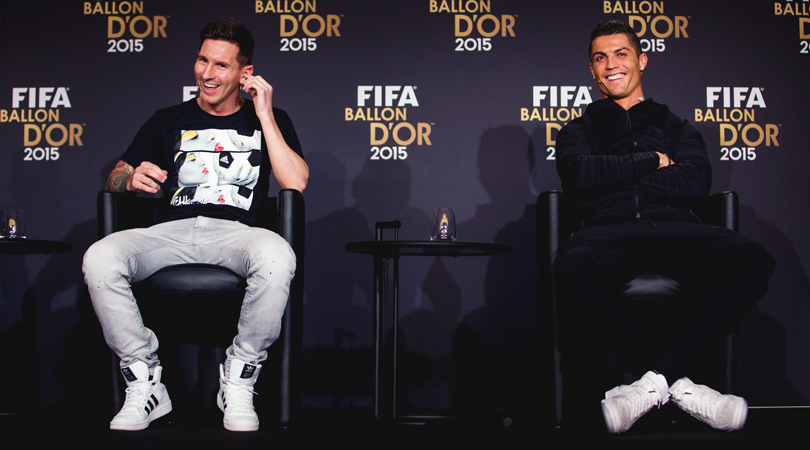 C'est unique : Lionel Messi et Cristiano Ronaldo réunis dans la même  publicité - Tout le foot