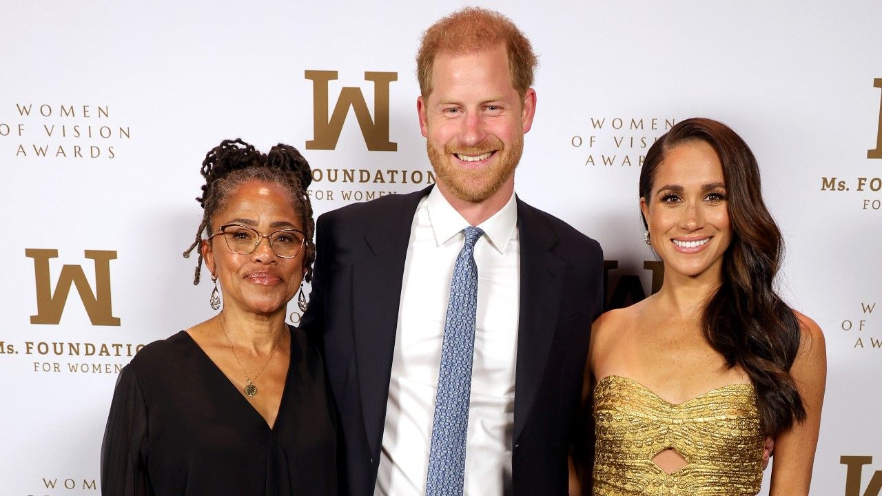 Prince Harry, Meghan Markle, Doria Ragland in New York City