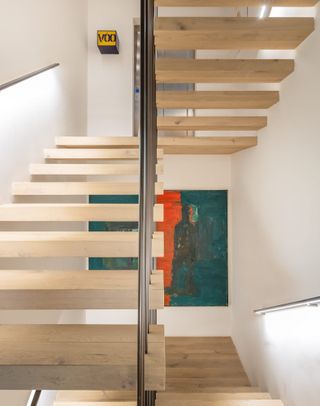 staircase of BD House by arthur casas