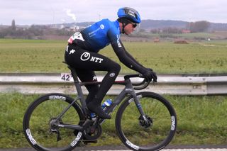 NTT's Edvald Boasson Hagen stays well wrapped up at the 2020 edition of Le Samyn