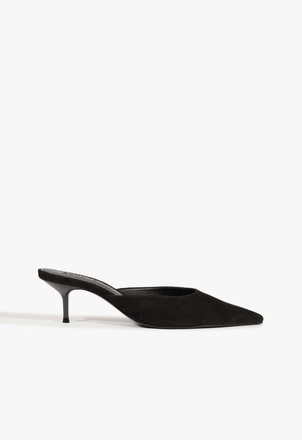 Julie Suede Pump - 5 / Black / Suede