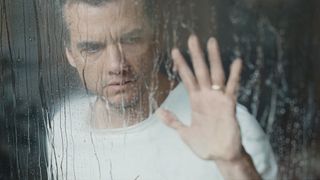 Wagner Maura's hand on the window in The Last House.