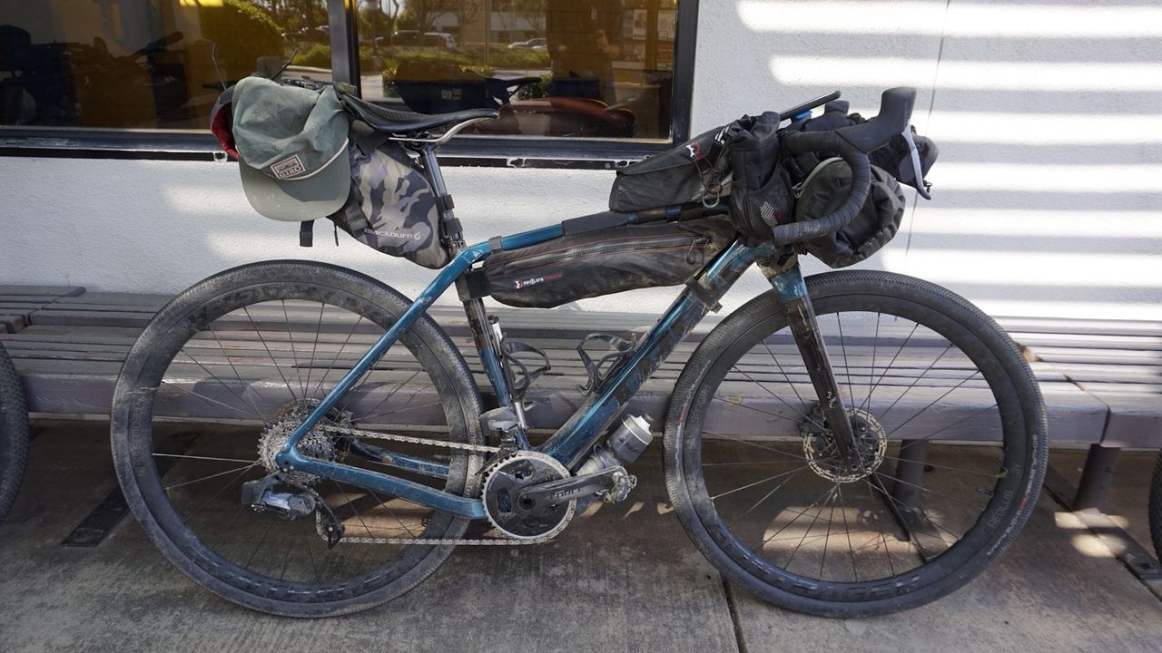A fully loaded Trek Checkpoint SL