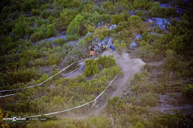 The enduro course in Finale Ligure