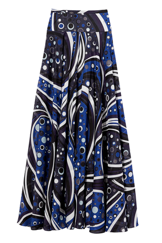 Fontane-Print Cotton Skirt