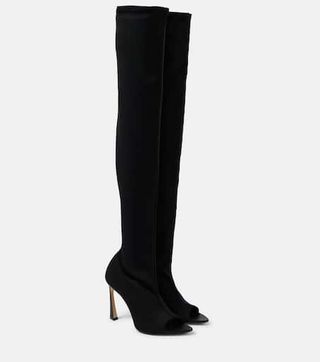 Peep Toe Over-The-Knee Boots