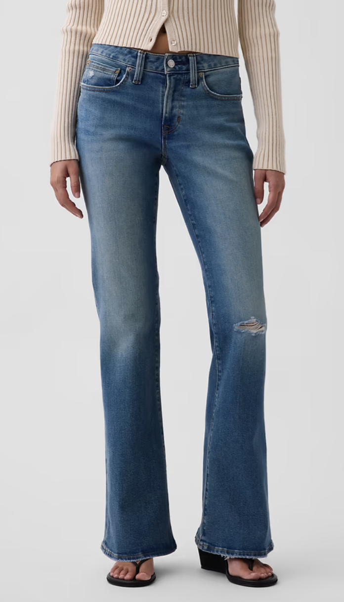 Gap, Low Rise Long &amp;amp; Lean Jeans (Were $99.95)