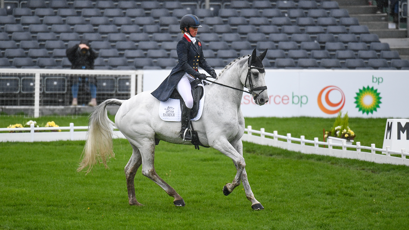 Kitty King and Vendredi Biats at Badminton horse trials 2023
