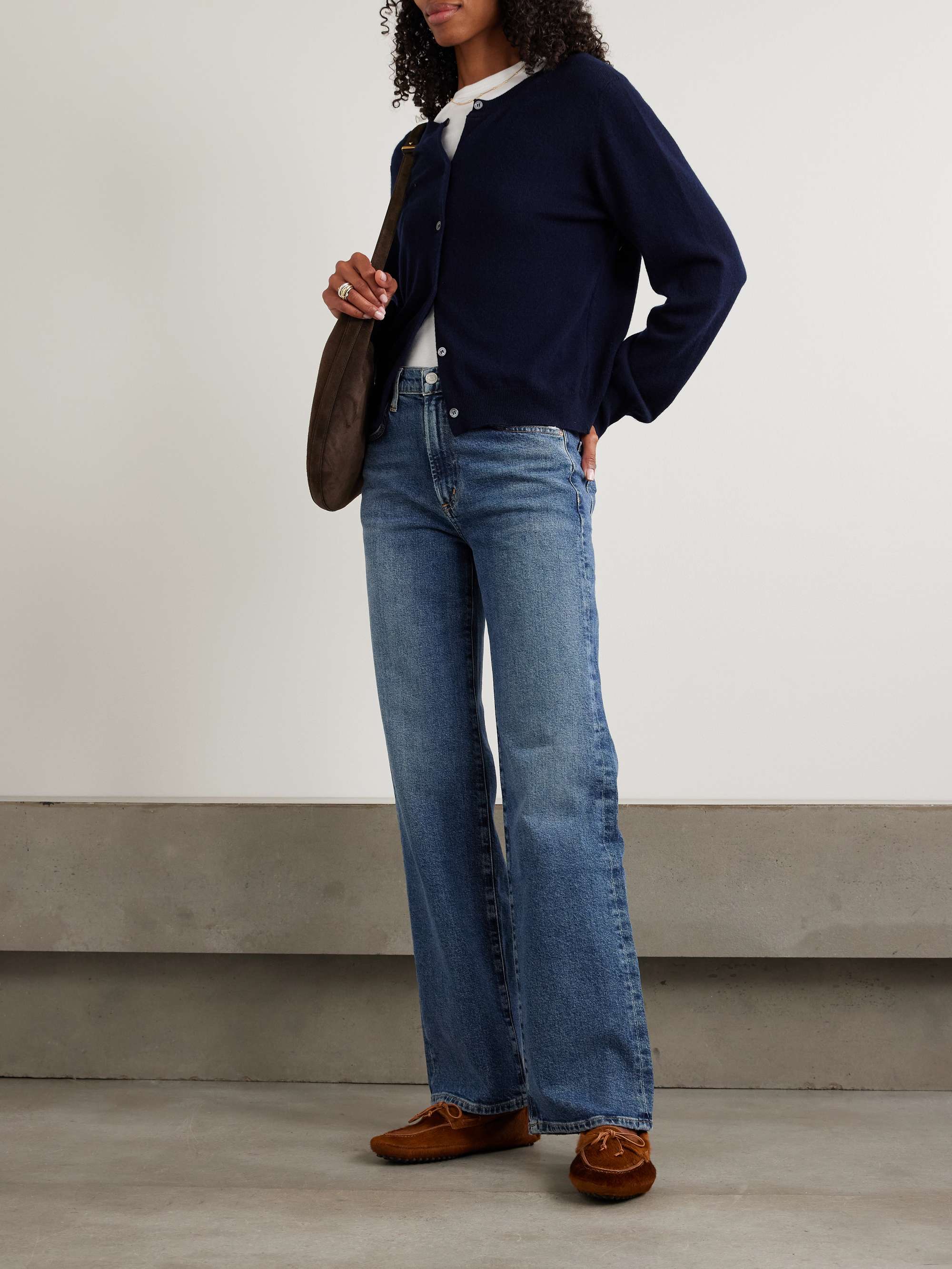Harper Mid-Rise Straight-Leg Jeans