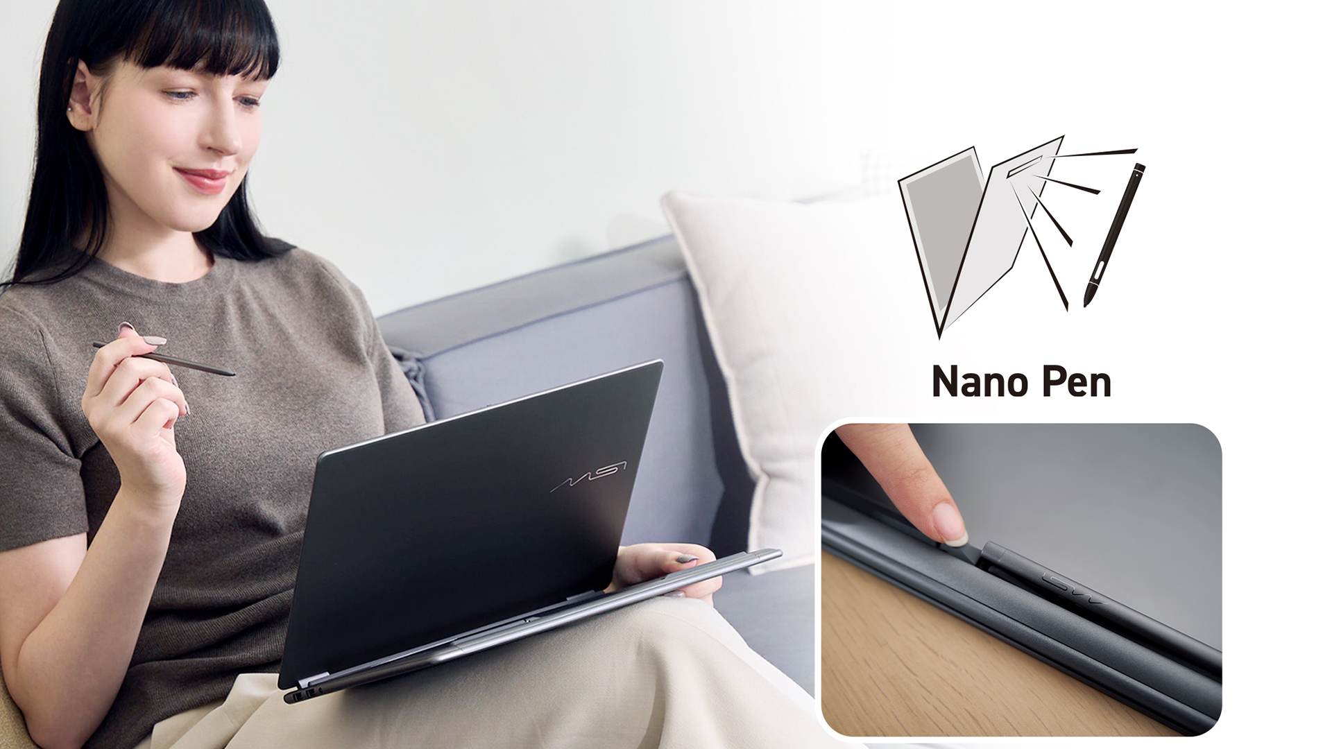 MSI laptop nano pen makes it easy to add things