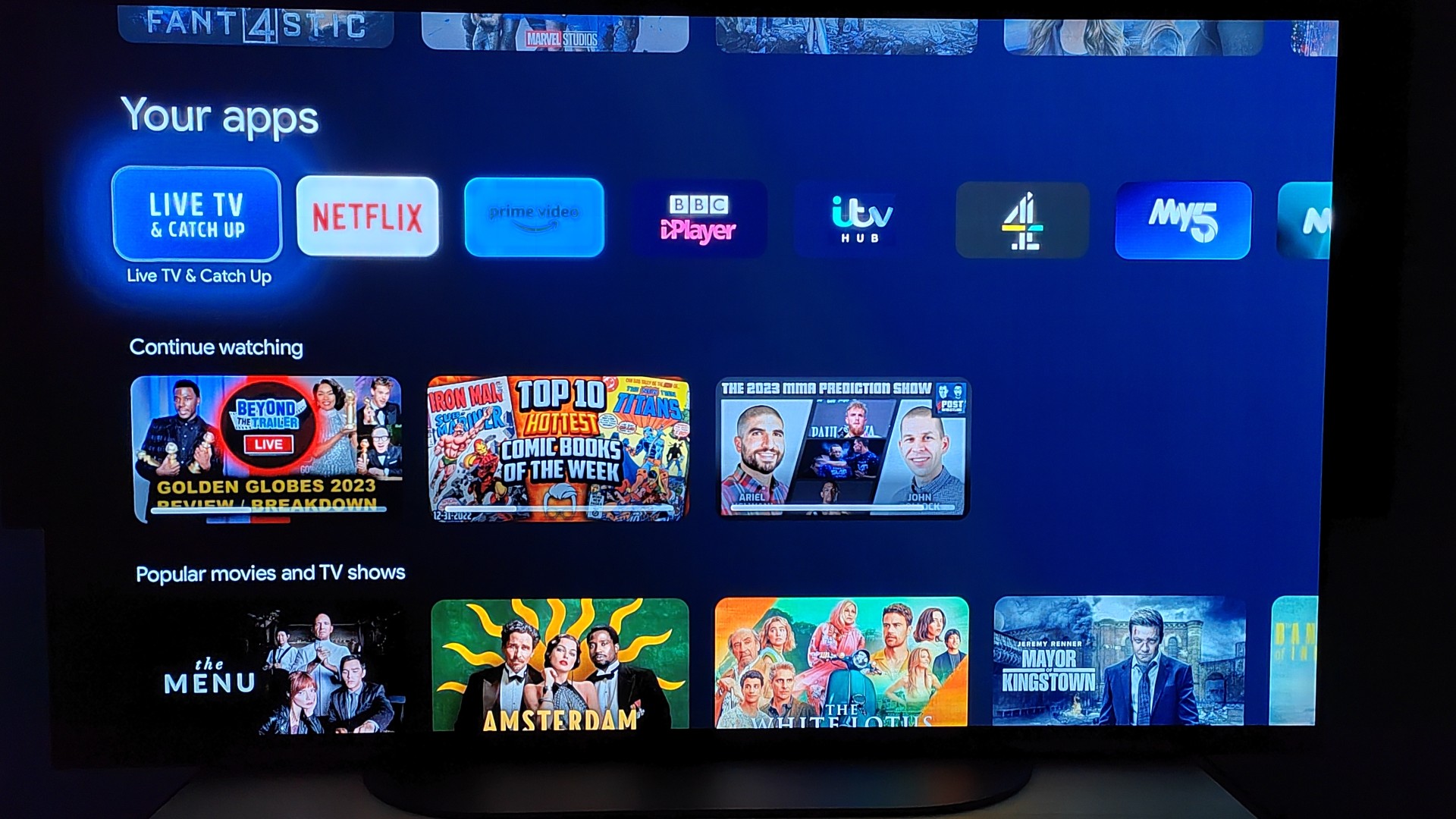 Sony A90K 4K 120Hz gaming TV