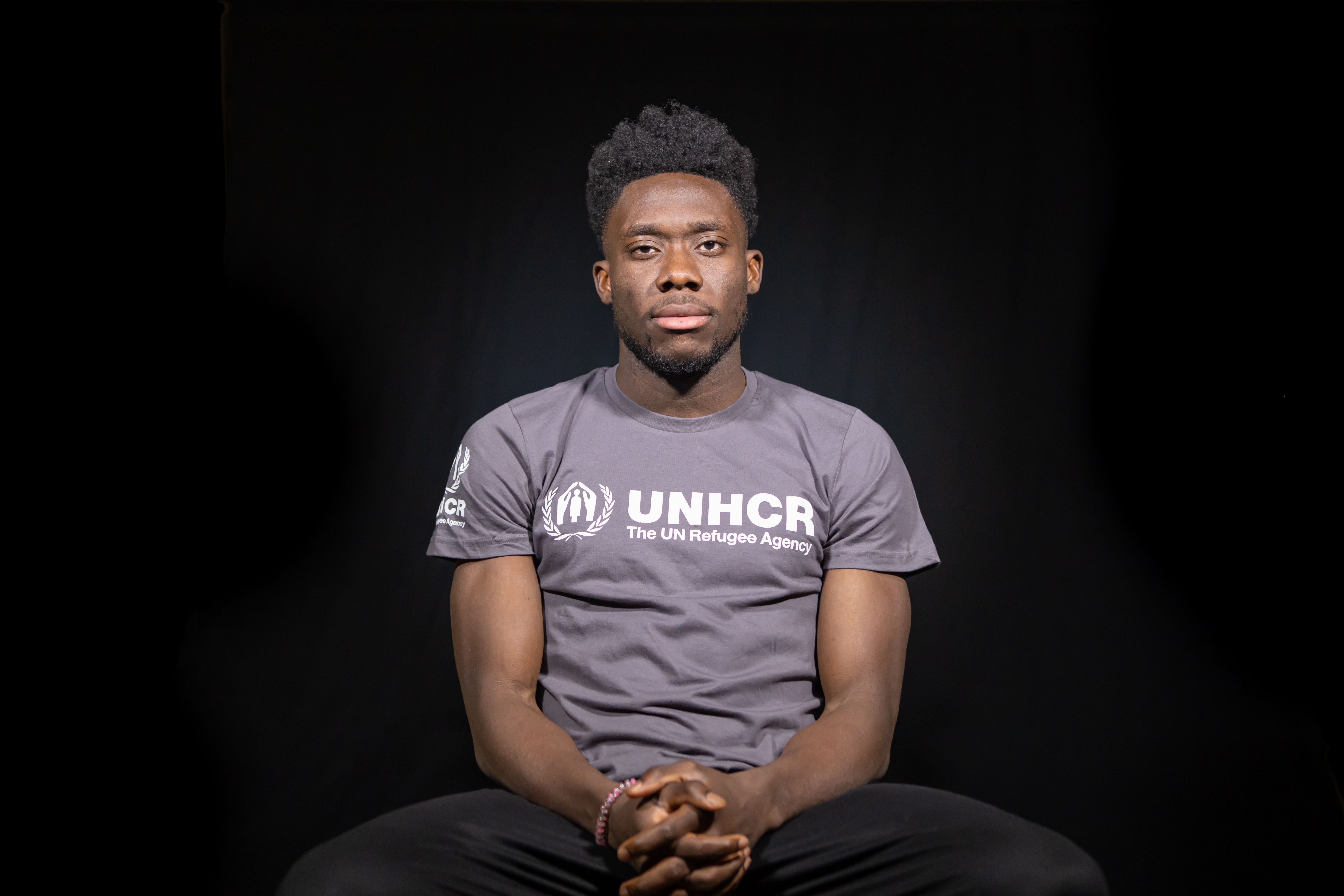 Davies was born in a refugee camp in Ghana to Liberian parents