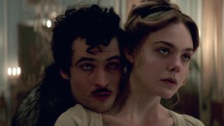 Tom Sturridge and Elle Fanning in Mary Shelley