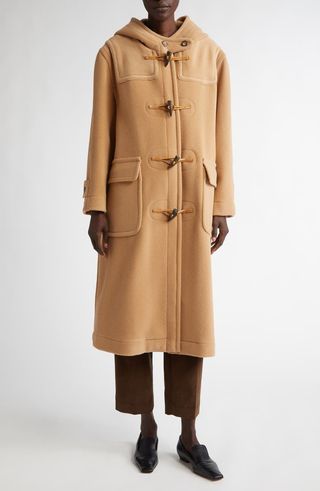 Bailey Herringbone Virgin Wool Coat