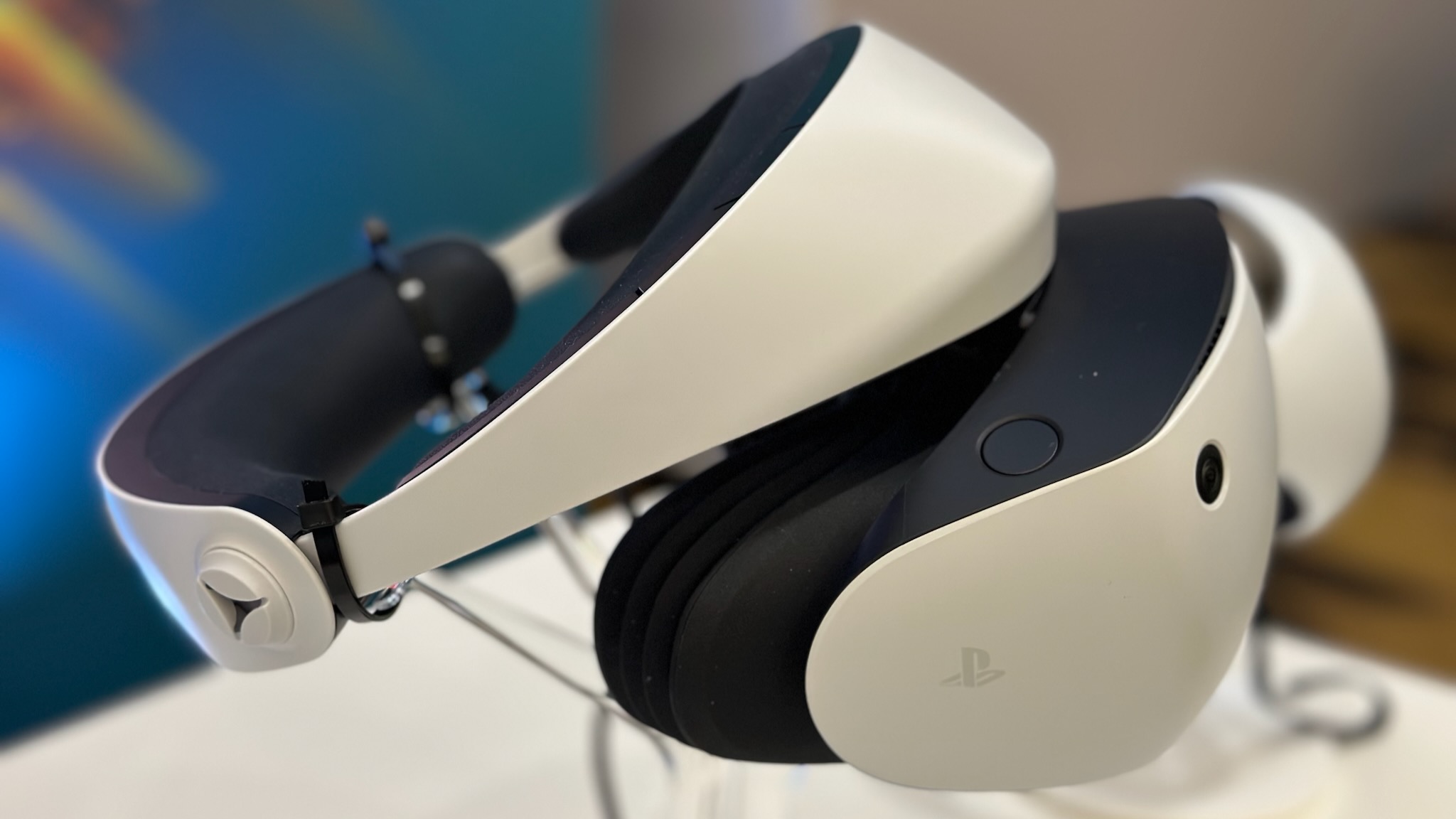 Close-up of the Playstation VR2
