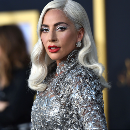 Lady Gaga arrives at the Premiere Of Warner Bros. Pictures' 'A Star Is Born' at The Shrine Auditorium on September 24, 2018 in Los Angeles, California.