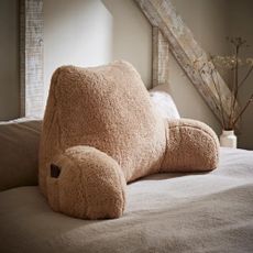 Dunelm, Teddy Bear High Back Cuddle Cushion