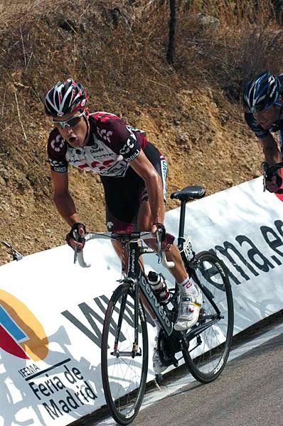 Christian Vande Velde (Team CSC) pushes the pace