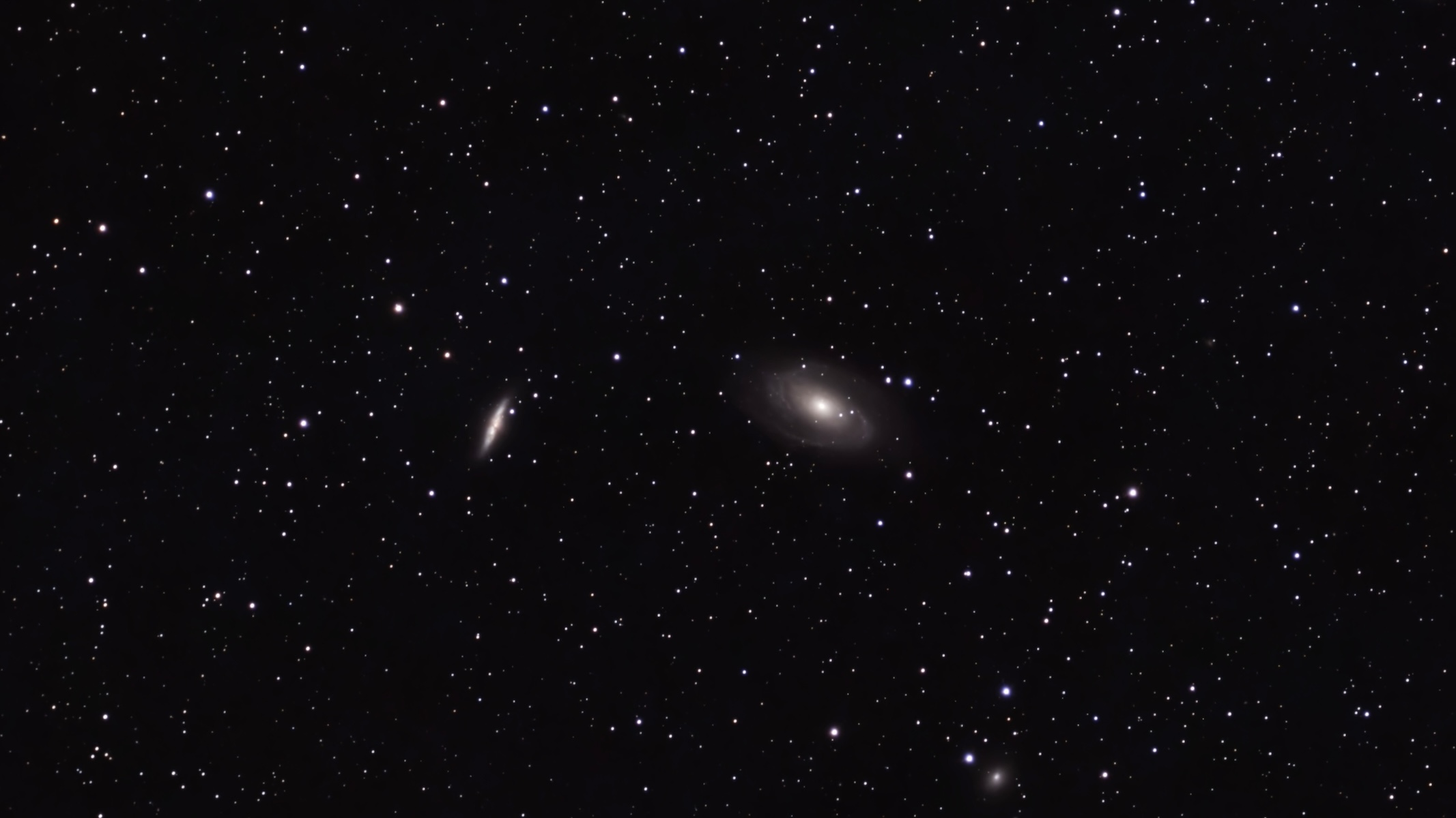 M81 and M82 taken with EQ mode on the ZWO SeeStar S30 Pro