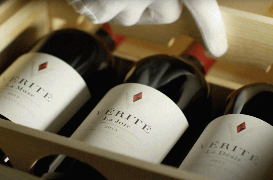 V&eacute;rit&eacute; masterclass - bottles