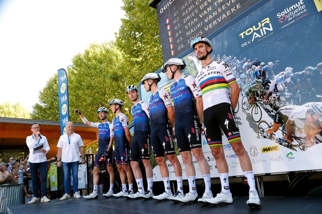Julian Alaphilippe is riding the 2022 Tour de l'Ain