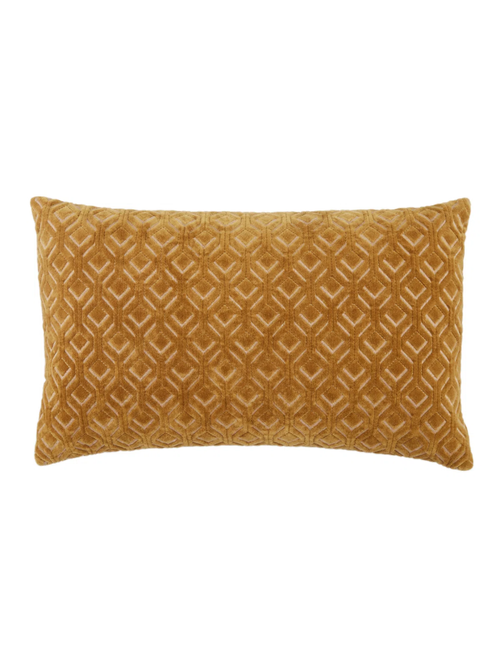 Ryans Embroidered Cotton Lumbar Throw Pillow