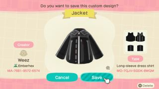 Nintendo Animal Crossing fashion designs