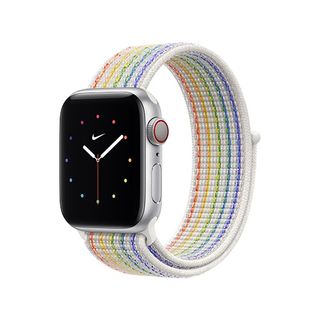 Pride Edition Nike Sport Loop against a white background
