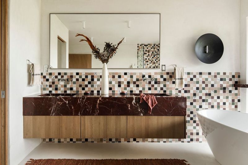 Marble bathroom