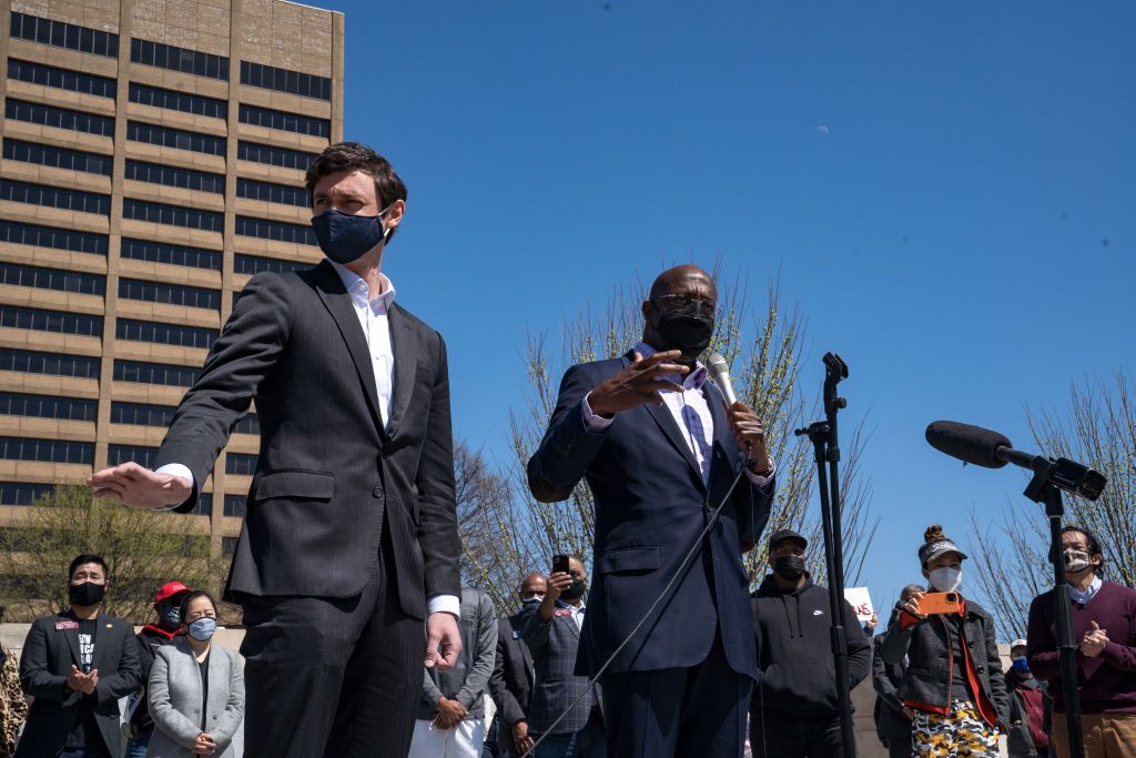 Jon Ossoff and Raphael Warnock.