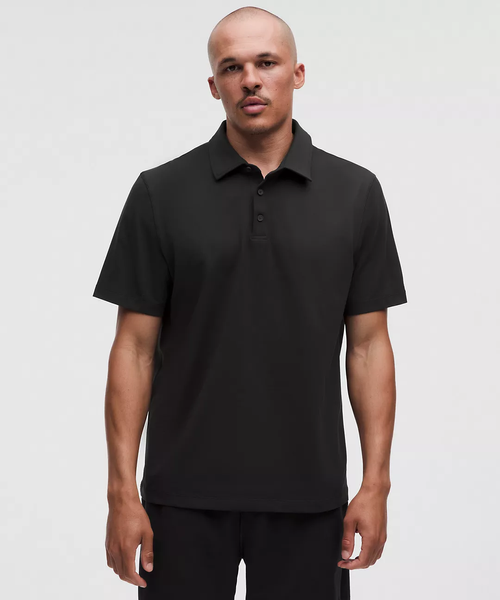 Soft Jersey Short-Sleeve Polo Shirt