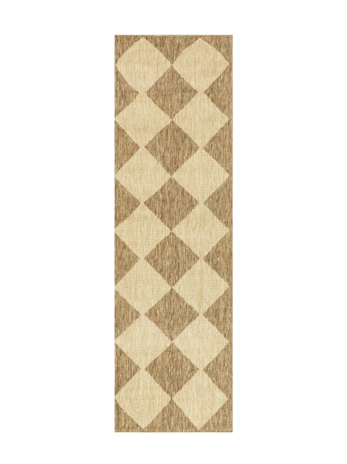 Adelaide Harlequin Indoor / Outdoor Rug. 2' x 6'