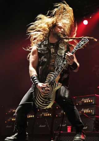 Letting his hair down with BLS at Manchester Apollo in 2011
