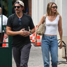 An image of Gigi Hadid wearing Hoff trainers whilst in Paris with Bradley Cooper. 