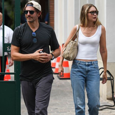 An image of Gigi Hadid wearing Hoff trainers whilst in Paris with Bradley Cooper. 