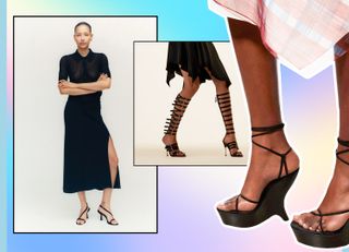 strappy shoes, one of Summer 2023 shoe trends