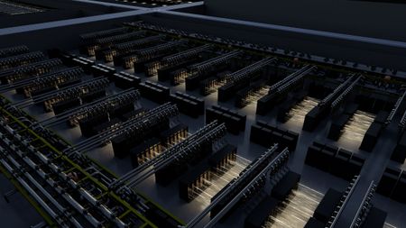 An AI factory in operation