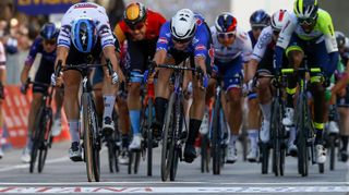 Tirreno-Adritico 2023 Stage 2 Jakobsen win