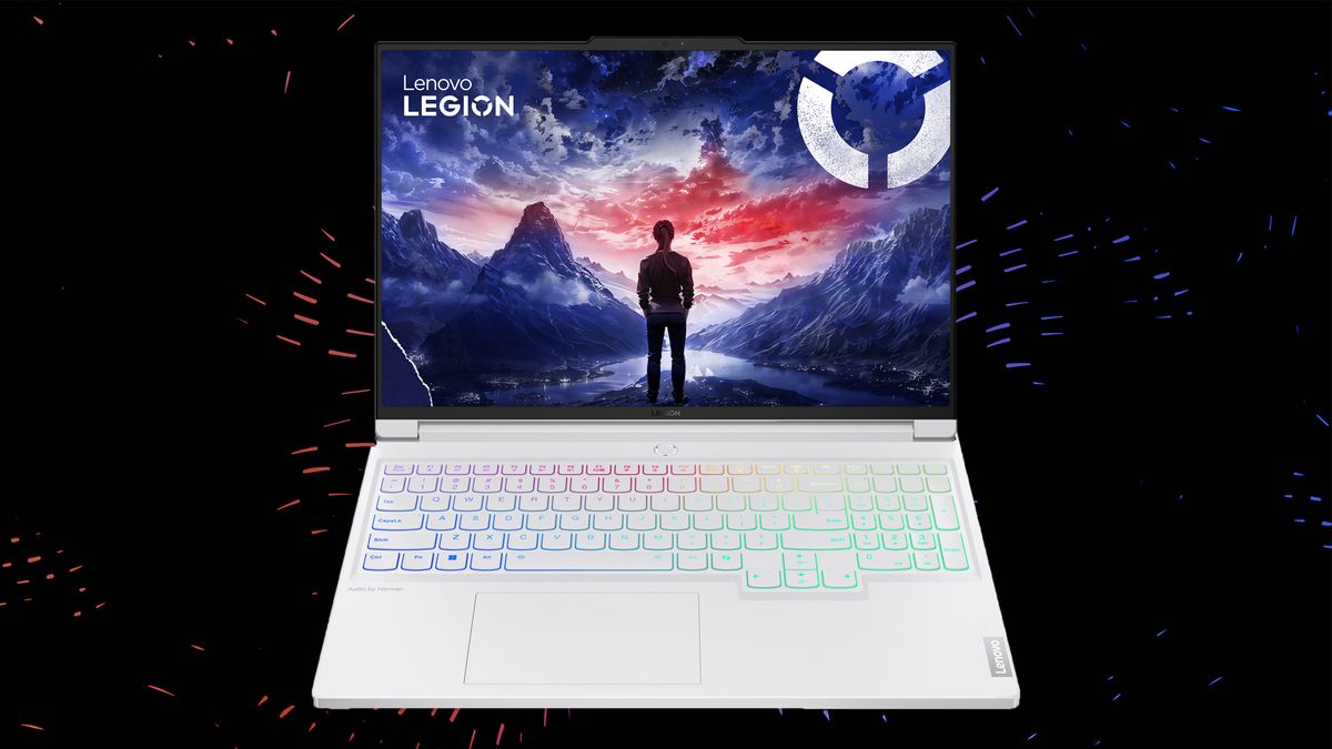 The Glacier White Lenovo Legion 7i