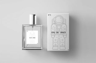 "Eau de Space," the smell of space, is based on the aroma created by chemist Steve Pearce of Omega Ingredients.