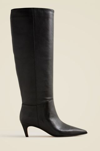 New Stevie Knee-High Pull-On Boots in Leather