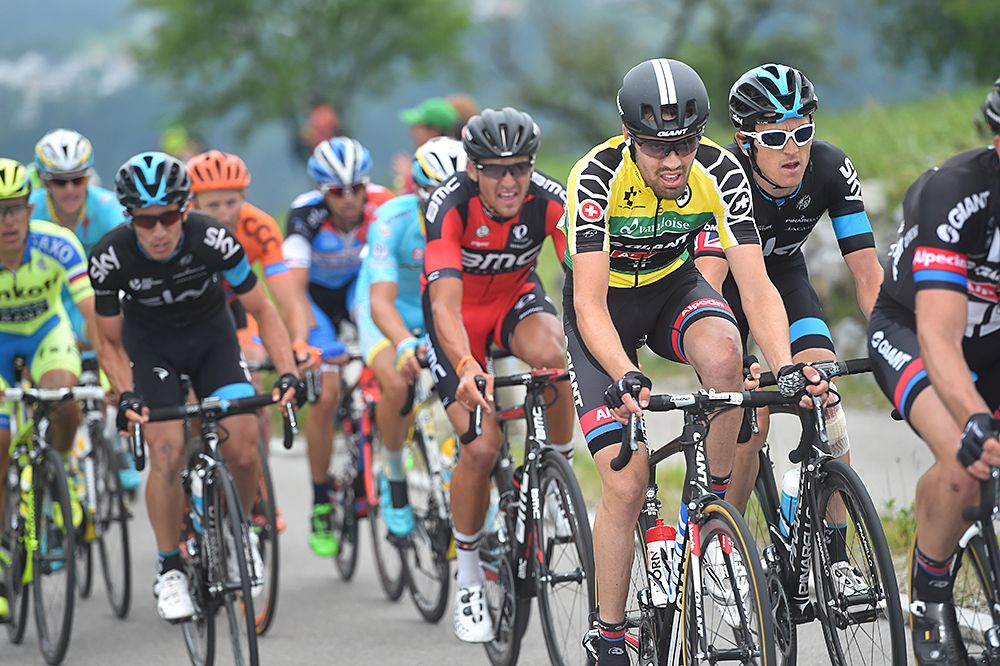 Overall race leader Tom Dumoulin (Giant-Alpecin)