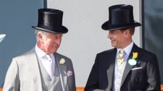 Prince Charles and Prince Edward at Royal Ascot