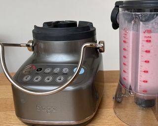 A smoothie made with the Sage 3X Bluicer