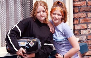Georgia Taylor and Jane Danson celebrate 21 years of Corrie’s Battersby sisters