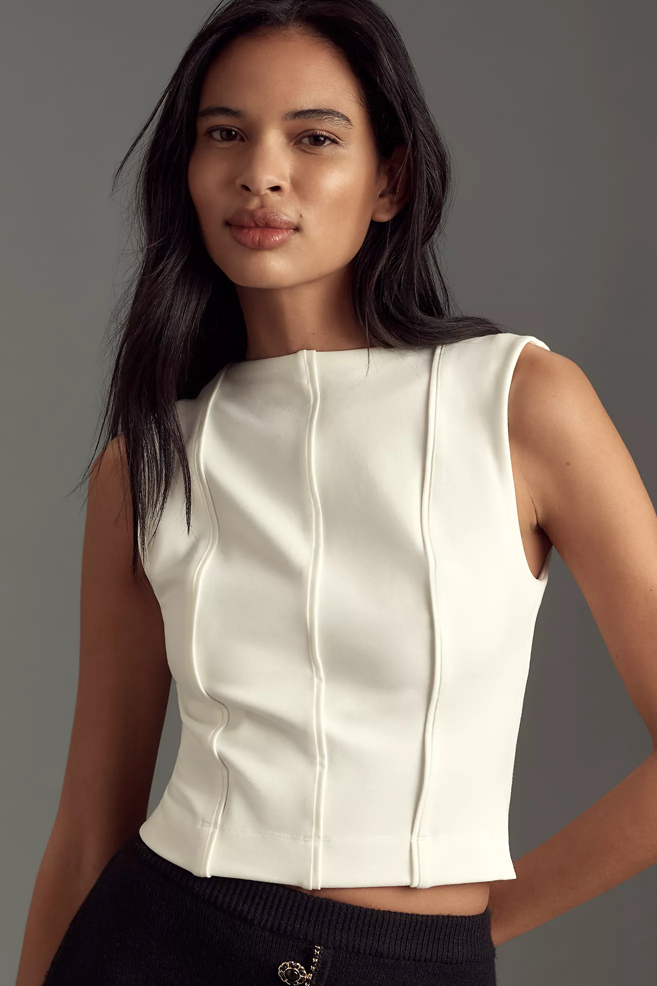 Maeve seam shell top