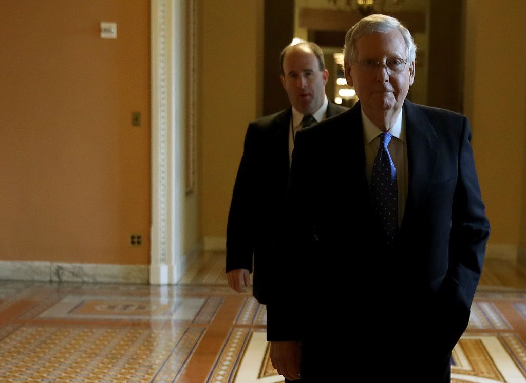 Mitch McConnell plots against Roy Moore