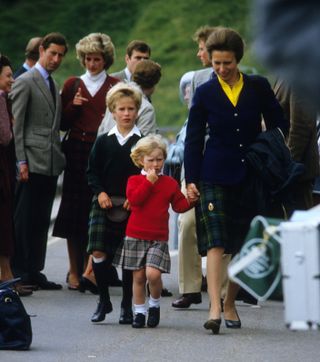 Princess Anne, Peter Phillips and Zara Tindall