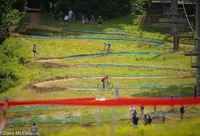 Lea Davisons (Specialized) margin of victory was apparent on the final switchbacks