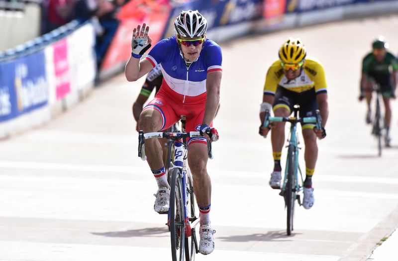 Bad luck for Arnaud D&eacute;mare (FDJ) today with numerous punctures